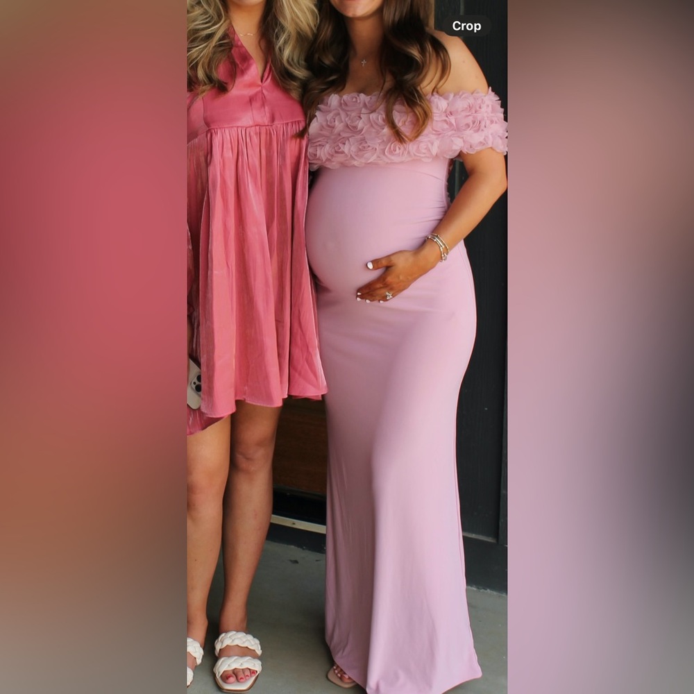 Club L London Blush Pink maternity Dress